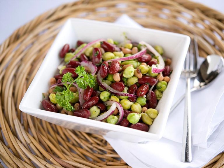 Green Chickpea Three Bean Salad Image