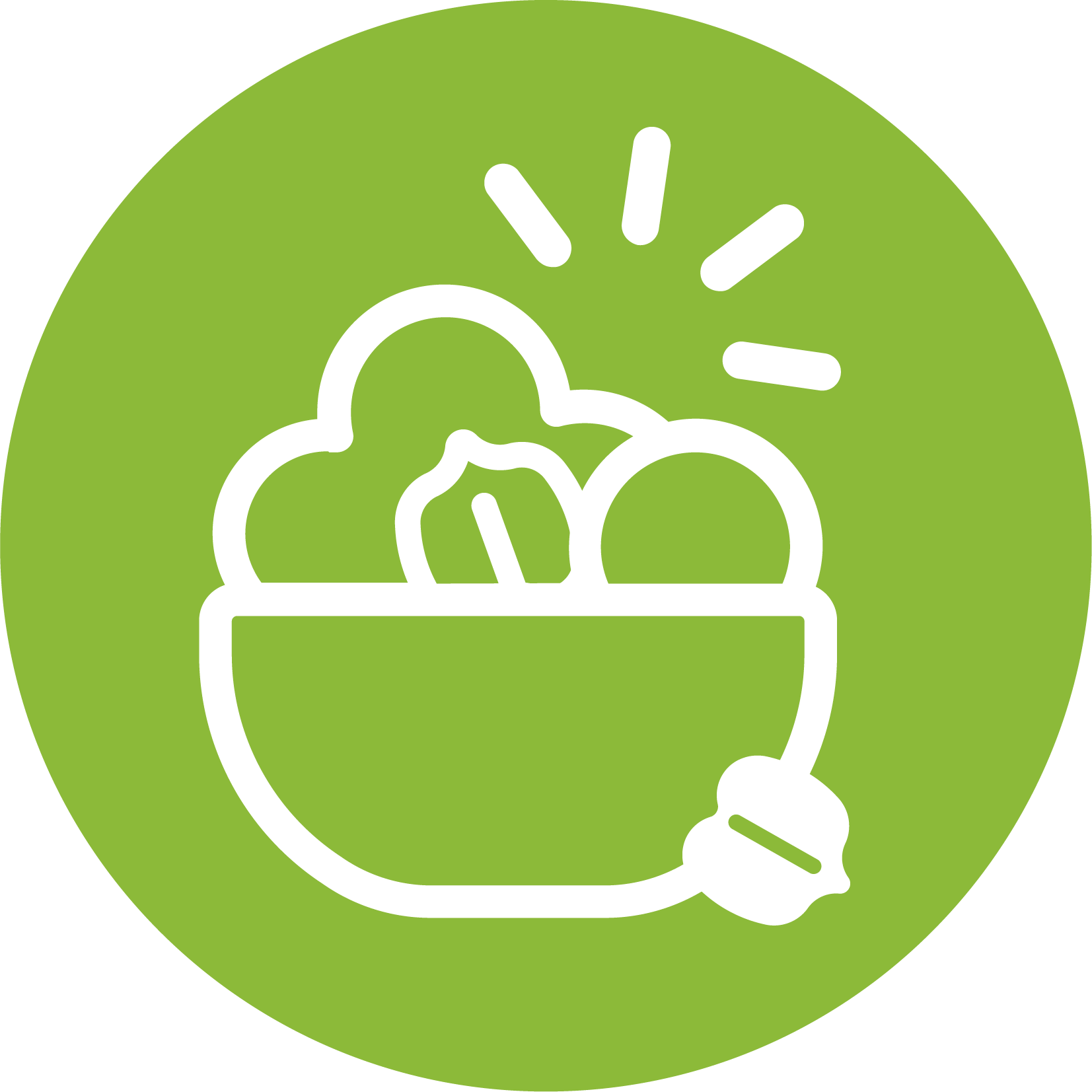 icon crunchy salad